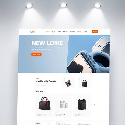 Screenshot of a modern e-commerce website designed by Nexus Digital Solutions